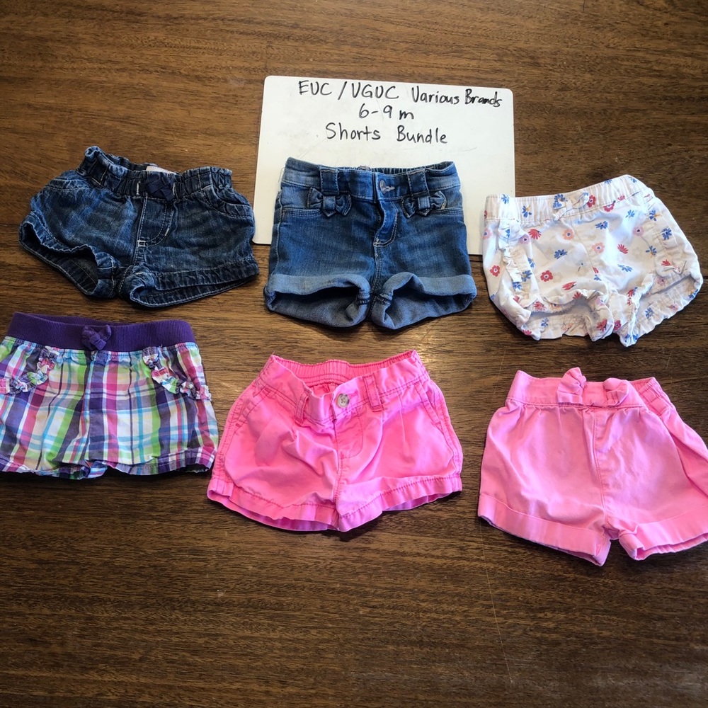 EUC / VGUC 6-9 m Shorts Bundle